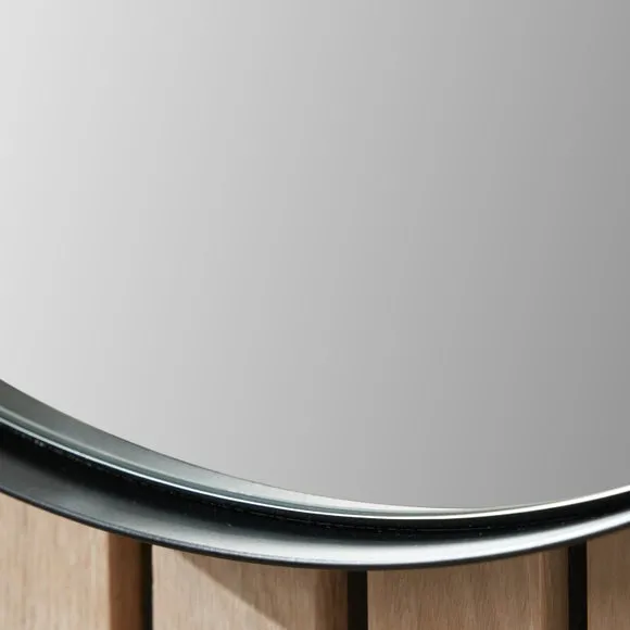 Slim Frame Round Wall Mirror 5
