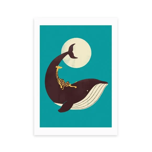 East End Prints The Giraffe And The Whale Print by Jay Fleck 2