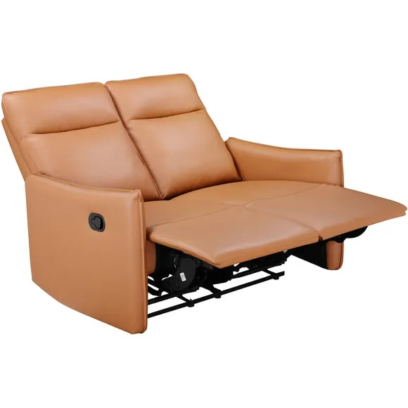 Lugo Faux Leather Manual Recliner 2 Seater Sofa 4