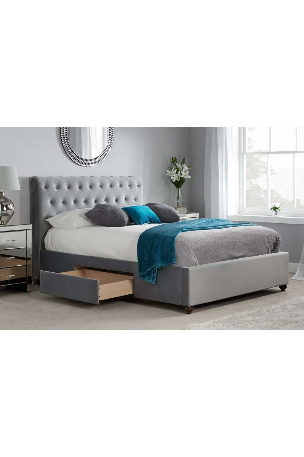 Birlea Marlow Bed in Grey 2