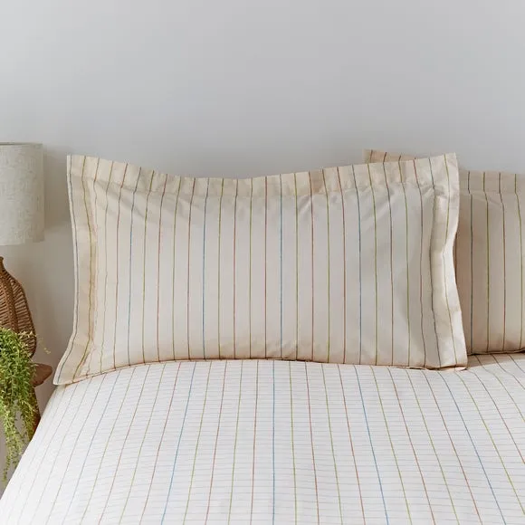 Elements Randig 100% Cotton Oxford Pillowcase 2
