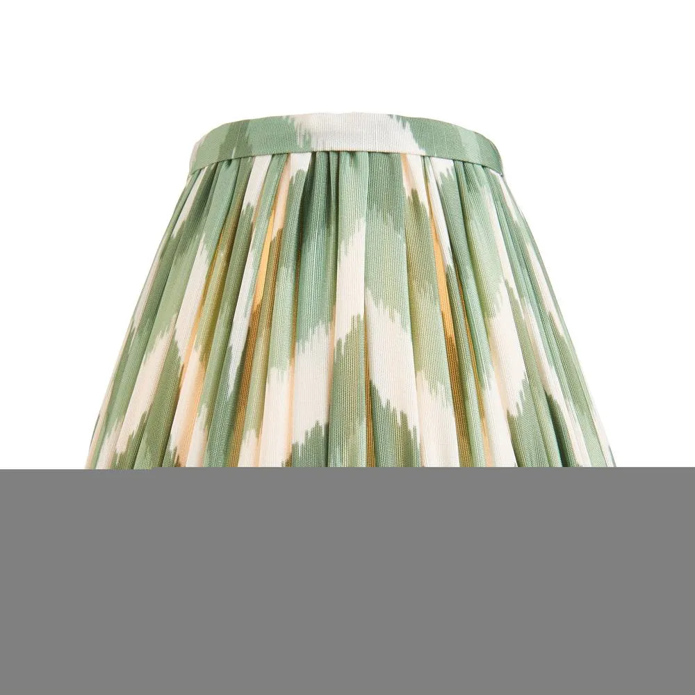 Netlighting Ripple Curve & Zigzag 16cm Wall Lamp Antique Brass Cotswold Green in Gold 6