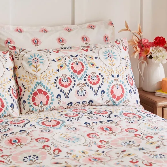 Hani 100% Cotton Duvet Cover and Pillowcase Set 2
