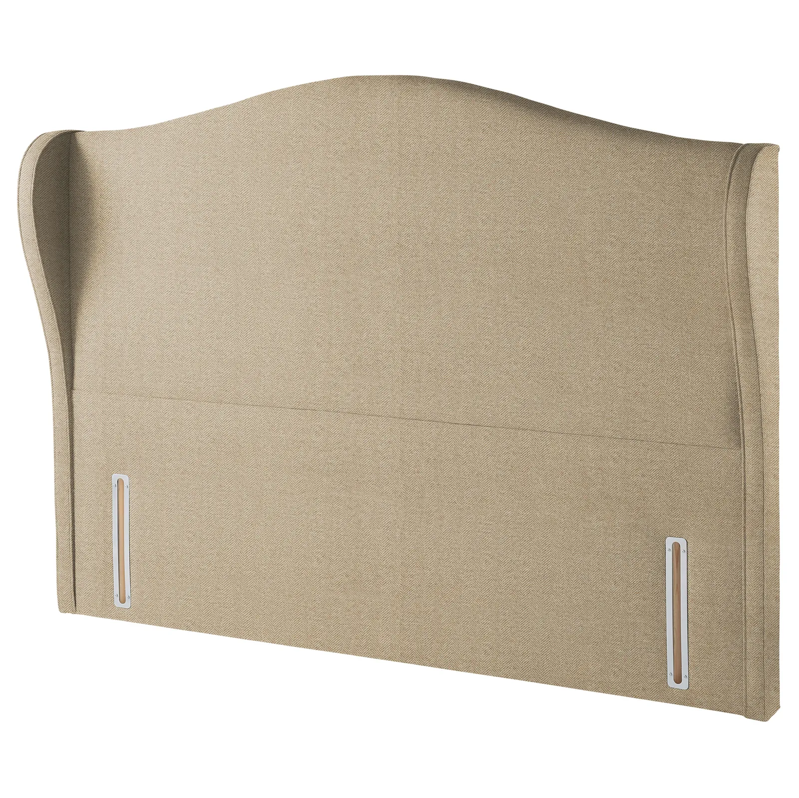 Premium Woodburn Headboard, King - Herringbone Cotton