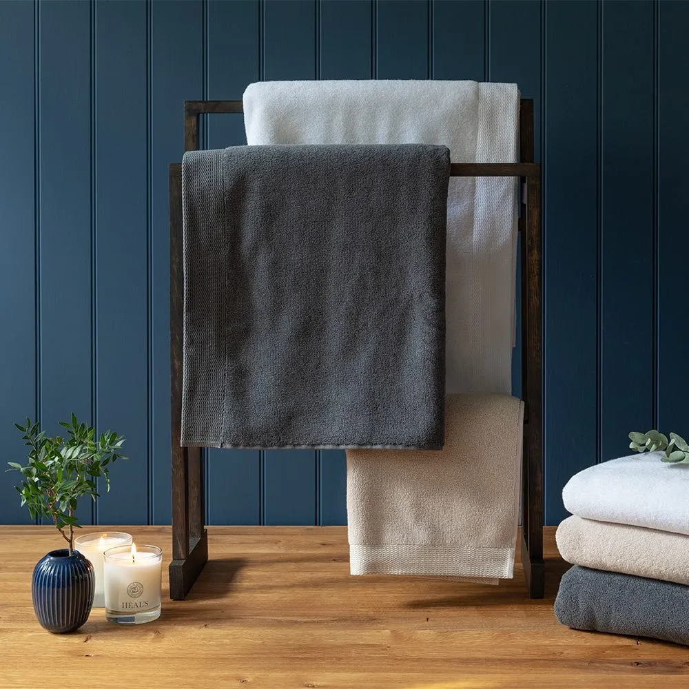 Heal's Spa Hand Towel Charcoal 4