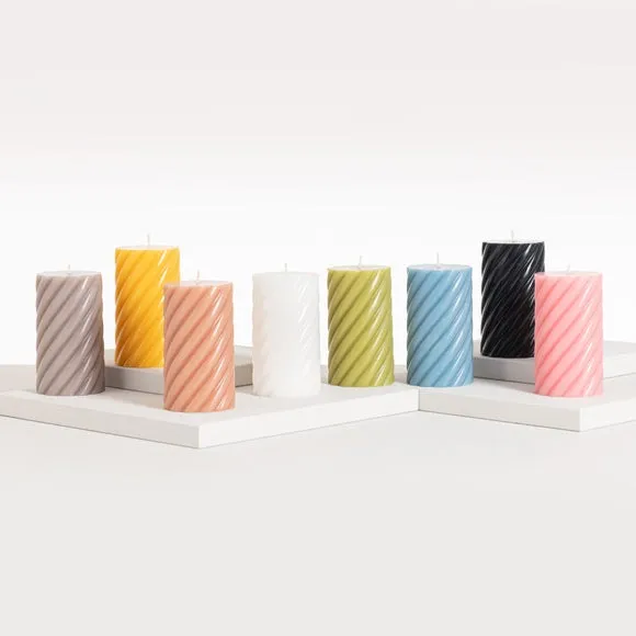 Twisted Pillar Candle 2