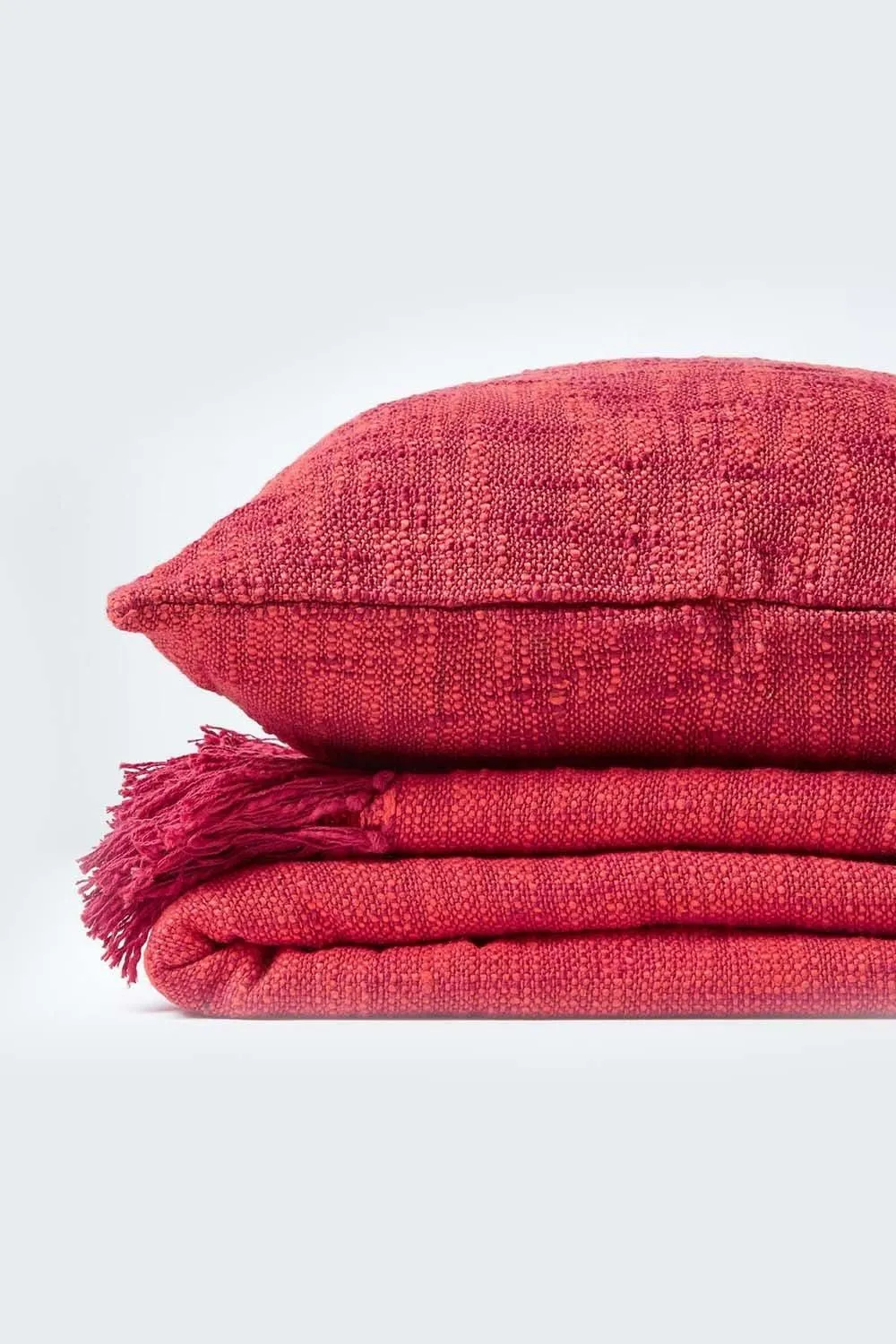 Homescapes Nirvana Cotton Cushion Cover in Orange 5