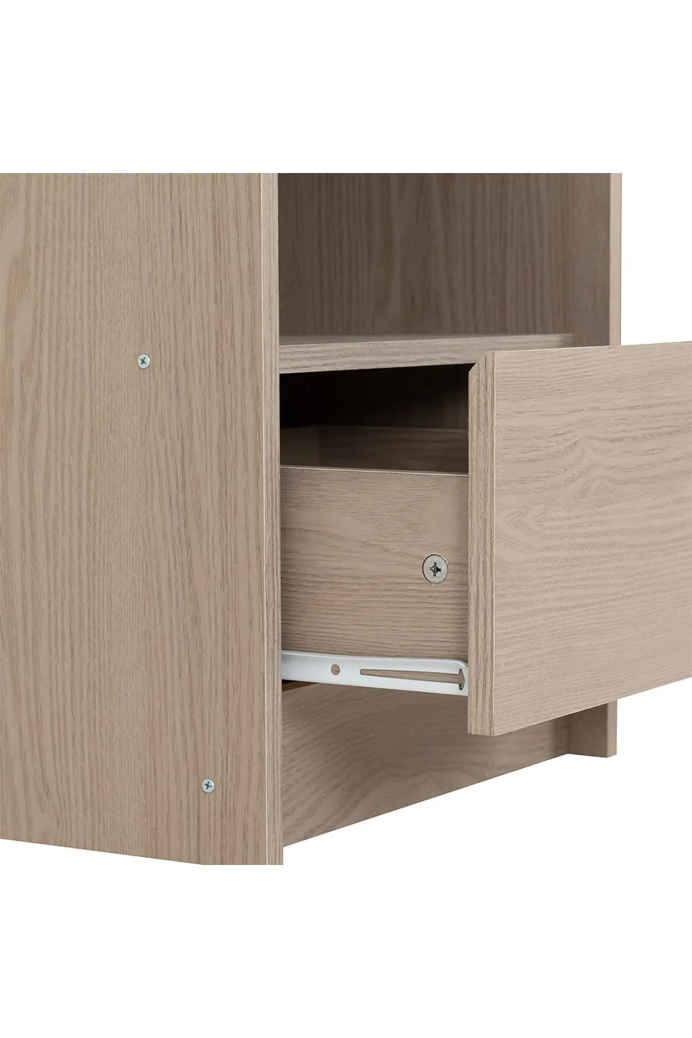 Seconique Paris 1 Drawer Bedside in Light Grey 5