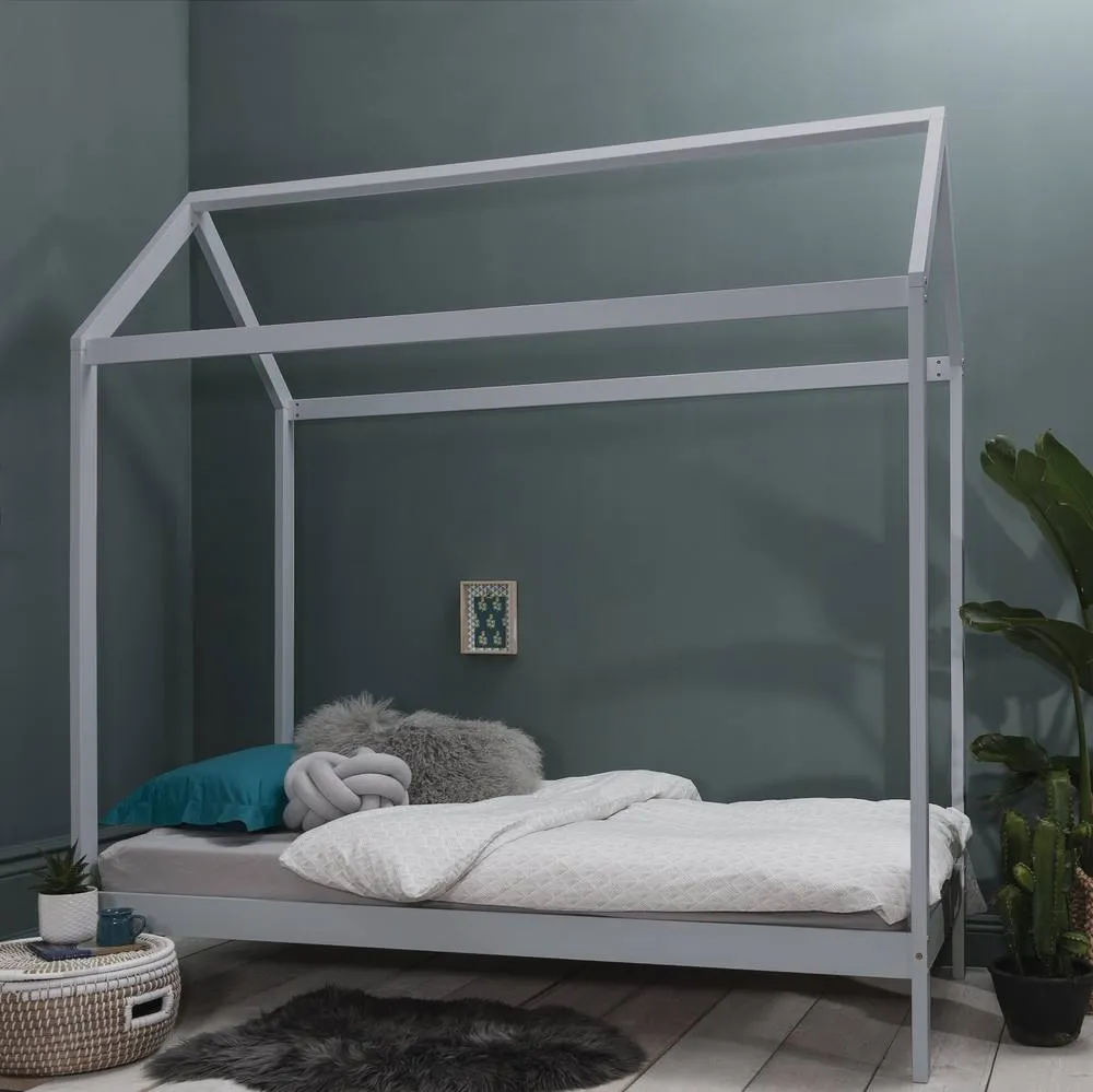 Nöa and Nani Jansen Scandinavian Single Bed Frame in Silk Grey 4