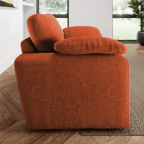 Magnus Vintage Soft Chenille Snuggle Sofa 2