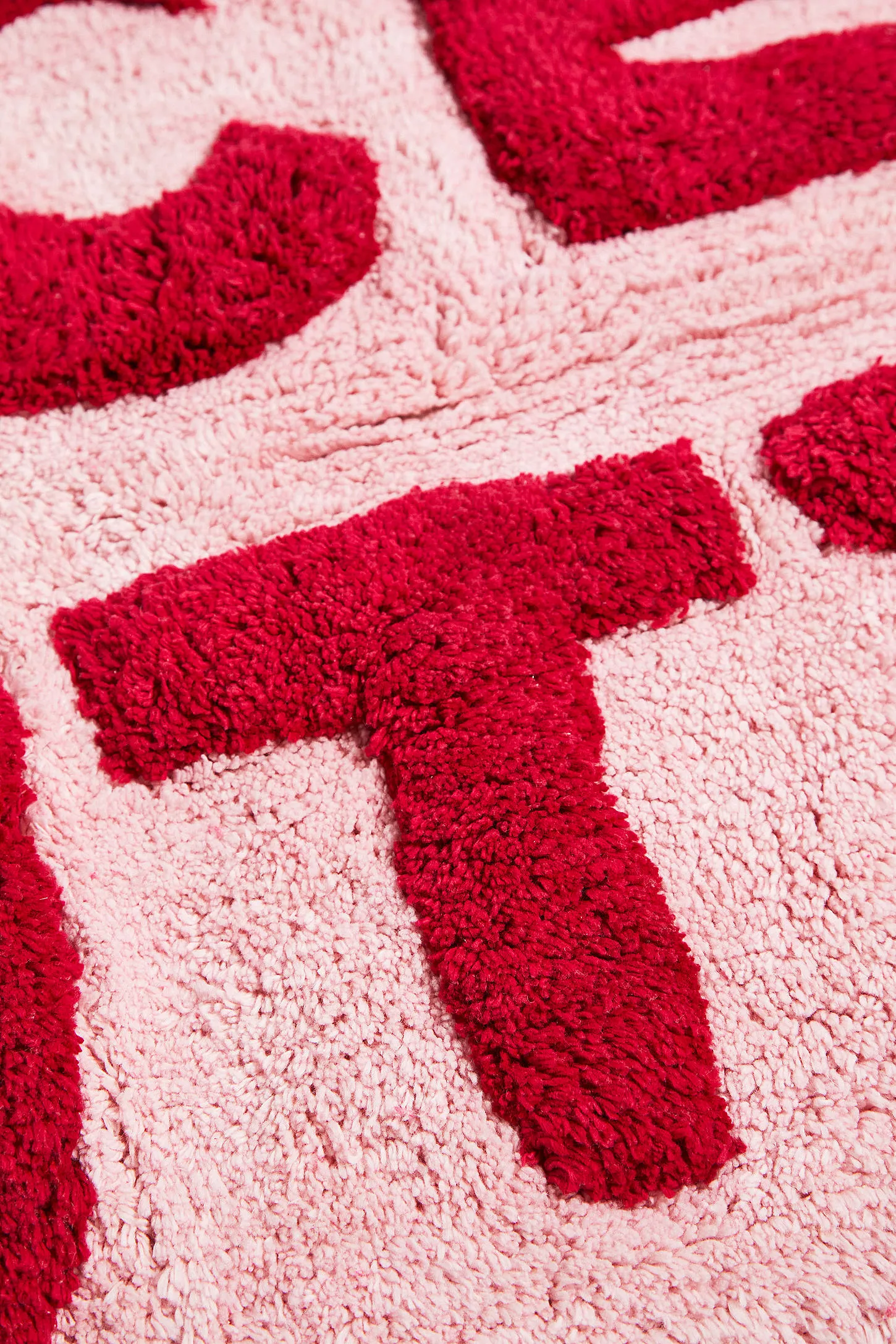 Pink & Red Nice Butt Bath Mat - Pink 2