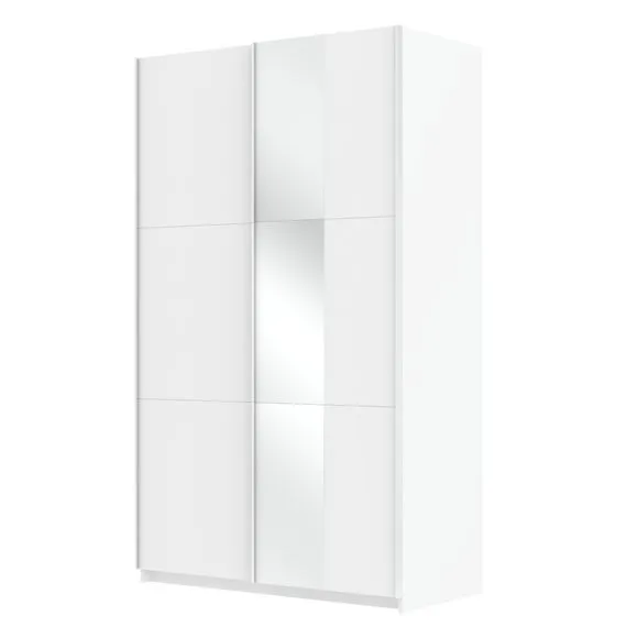 Jax 120cm Sliding Wardrobe with 1 Mirror 3