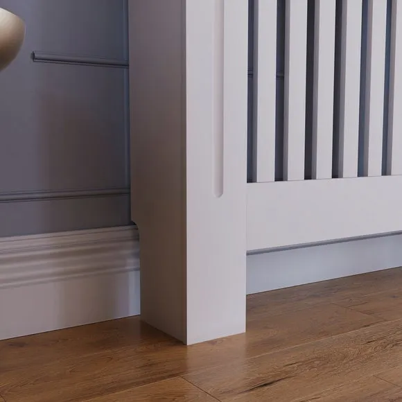 Return - Vida Designs Arlington Radiator Cover, X Large White 5