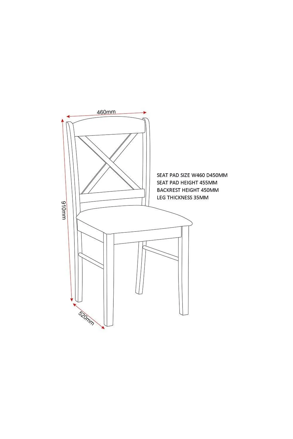 Seconique Mason Chair( Pair ) in Natural 6