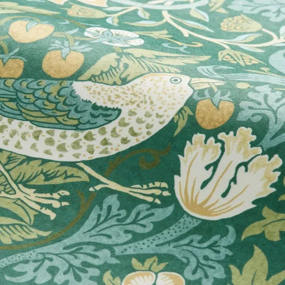 William Morris At Home Strawberry Thief Polyester Made To Order Cushion Cover 3