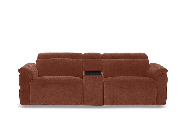 Dolomite 3 Seater Fabric Power Recliner Sofa with Power Headrests and Console