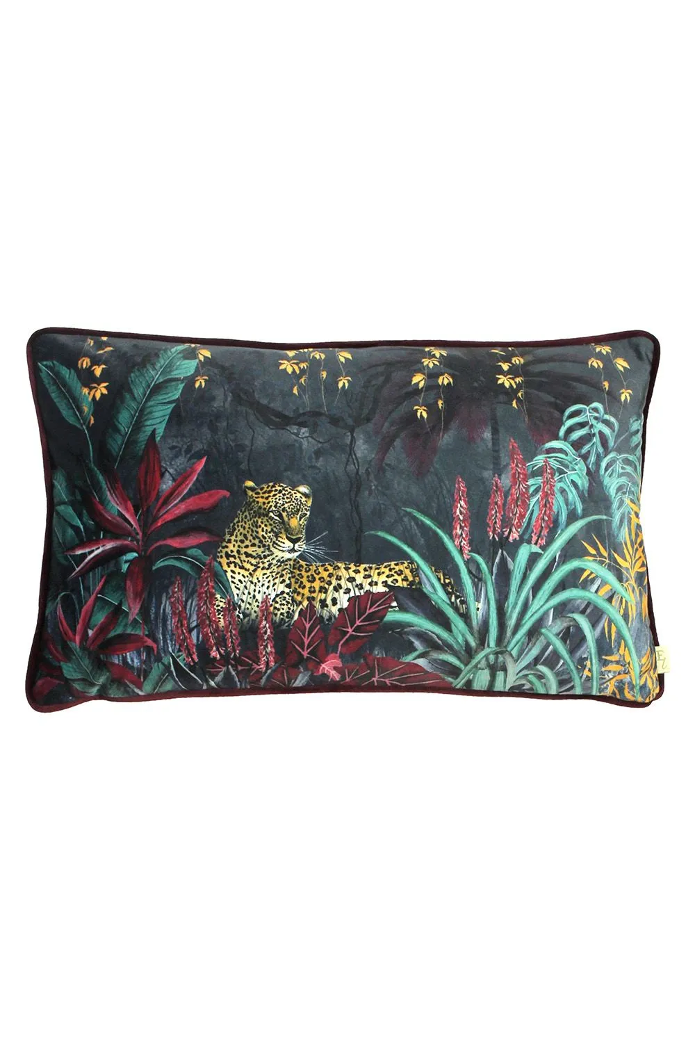 Evans Lichfield Zinara Leopard Contrast Print Piped Cushion