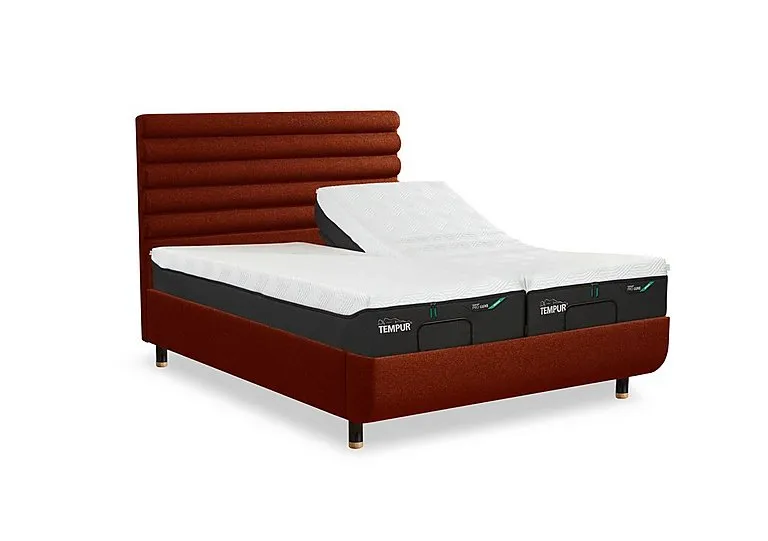 Arc Ergo Smart Base Bed Frame with Vectra Headboard - Super King - Black & Gold
