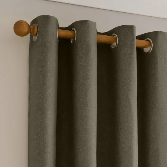 Luna Brushed Eyelet Curtains (Blackout Available) 1