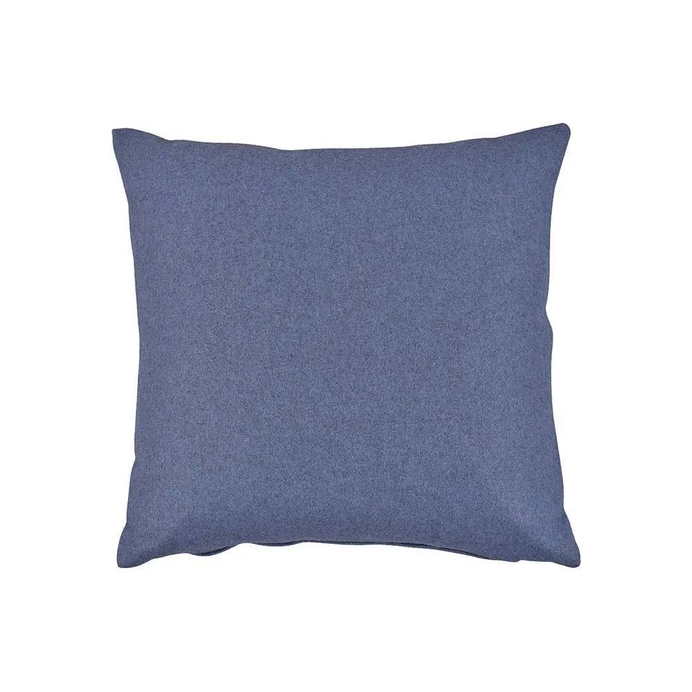 Heal's Islington Rec Wool Cushion Blue 45 x 45cm 2