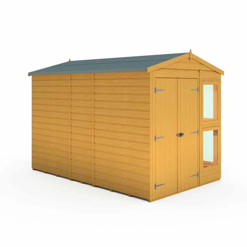 Shires Sun Hut 6 x 10 Feet Potting Shed - L298 x W185.8 x H214.6 cm in Brown 3