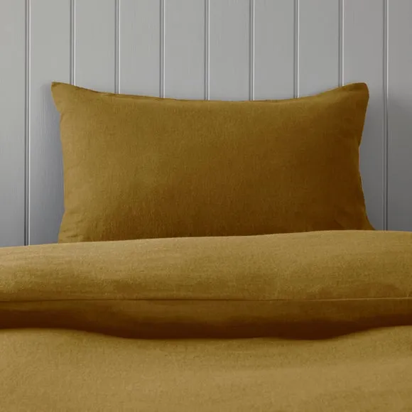 Soft & Cosy Luxury 100% Brushed Cotton Standard Pillowcase Pair 1