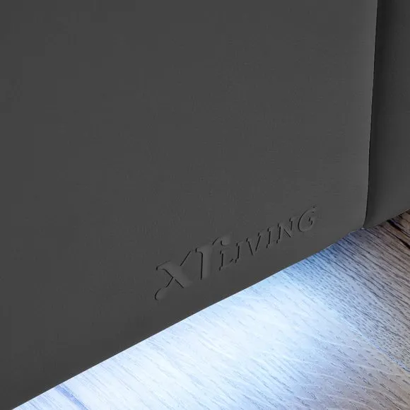XR Living Ava TV Bed with LED Lights and TV Mount 6