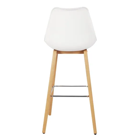 Erik Counter Height Bar Stool, White 6