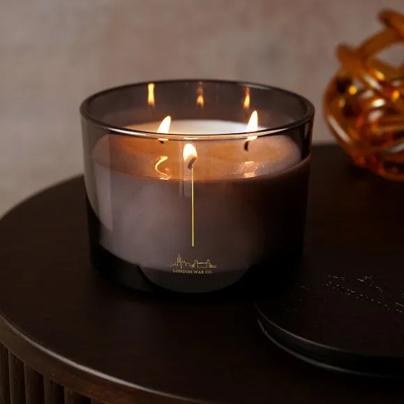 The London Wax Co Essence Of Time Cherry & Tobacco Multi Wick Candle
