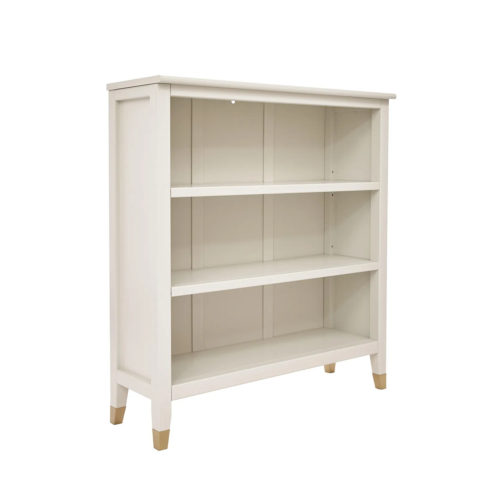 Cabinet Bits Palazzi 3 Tier Bookcase H97 W89 D25cm in Off-White 4
