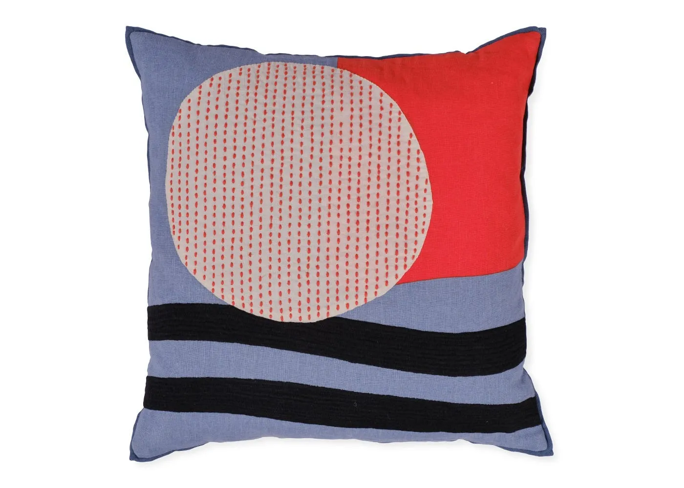 Heal's + LF Markey Heal's + L.F.Markey Cushion Blue & Orange