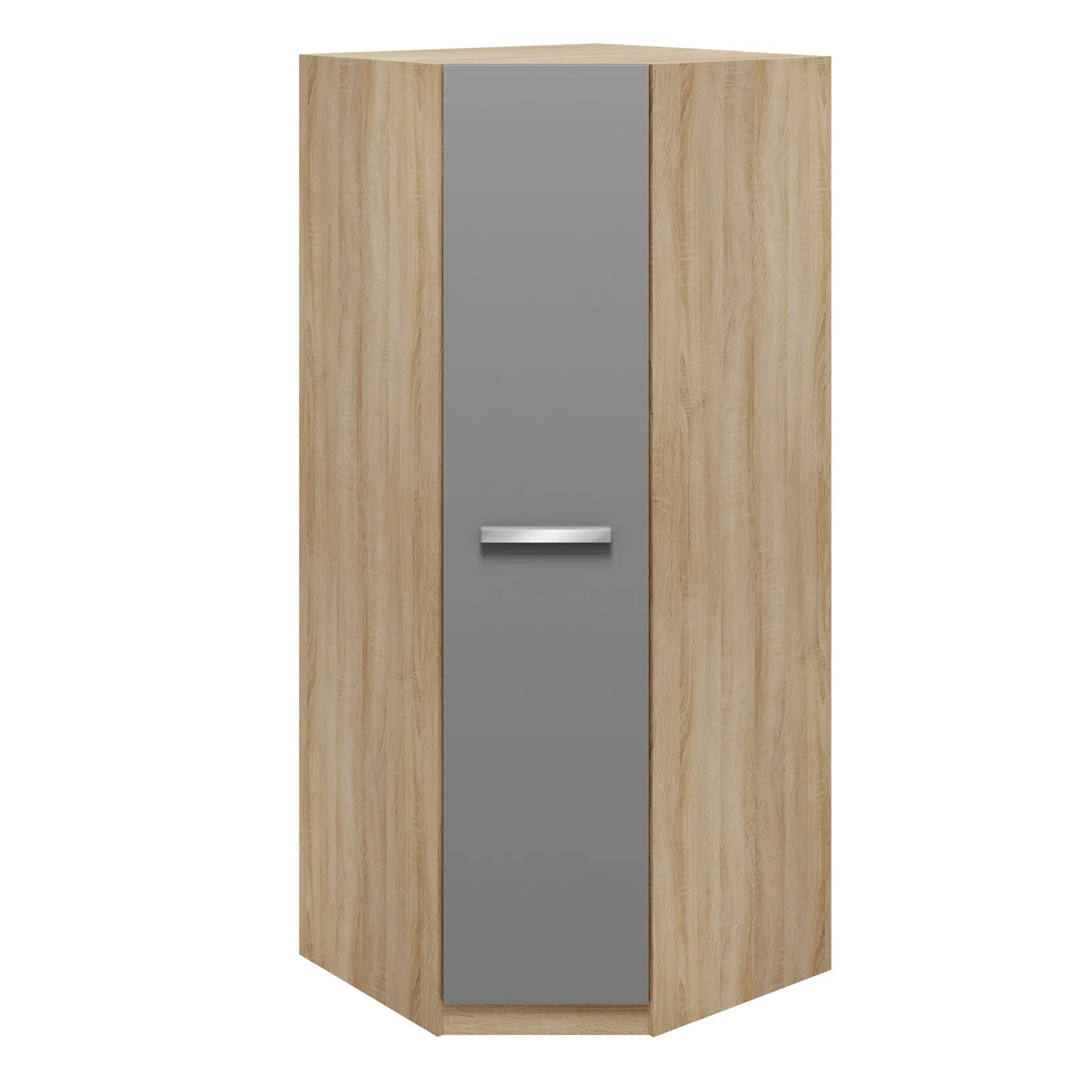 Genoa Corner Wardrobe Grey