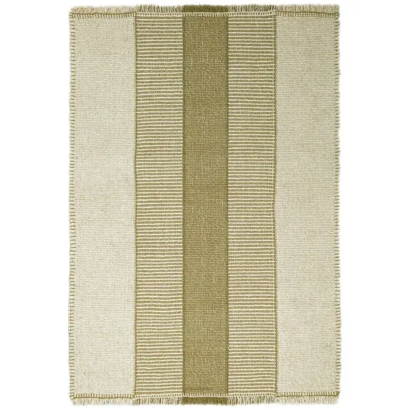 Clove Striped Wool Rug 5