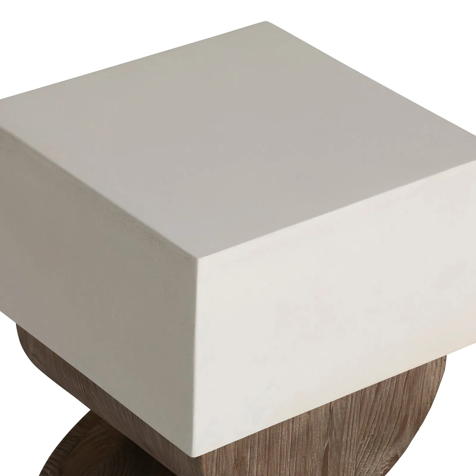 Turvey End Table 35X35X50Cm, White Concrete | Barker & Stonehouse 4