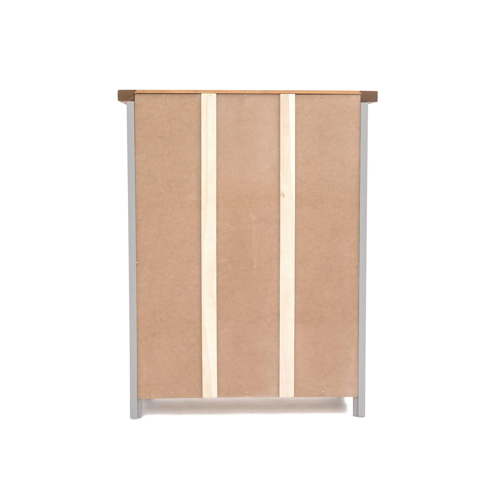 Cabinet Bits Bookcase with Plinth 90x70x25cm in Grey 6