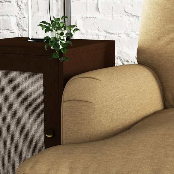 Martha 2 Seater Double Sofa Bed, Slub Faux Linen 6