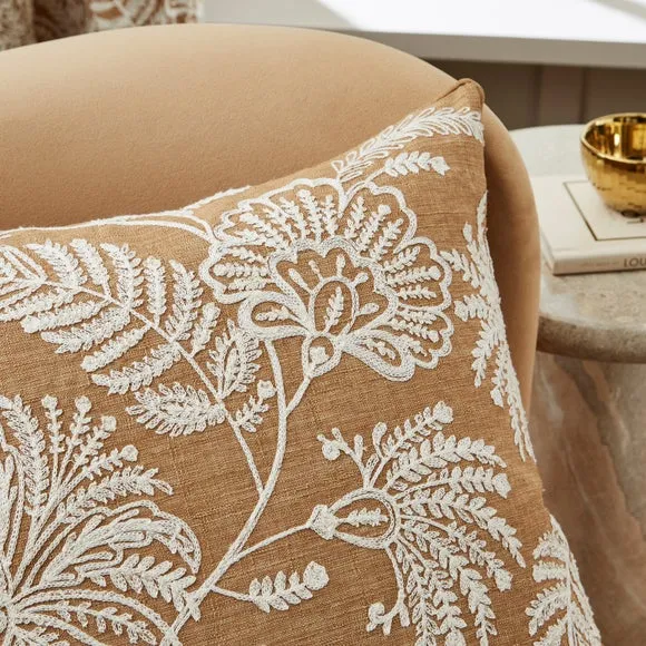 Dakota Embroidered Square Cushion 2