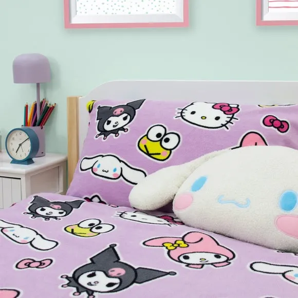 Hello Kitty Chill Fleece Duvet Cover & Pillowcase Set 2