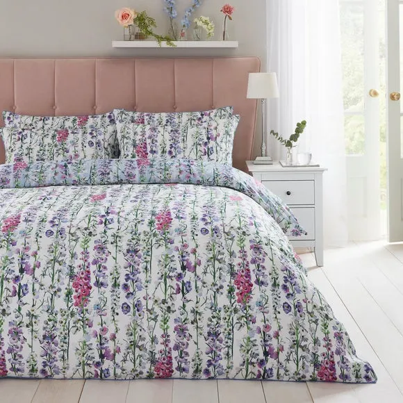 Dorma Country Garden 100% Cotton Duvet Cover and Pillowcase Set 2