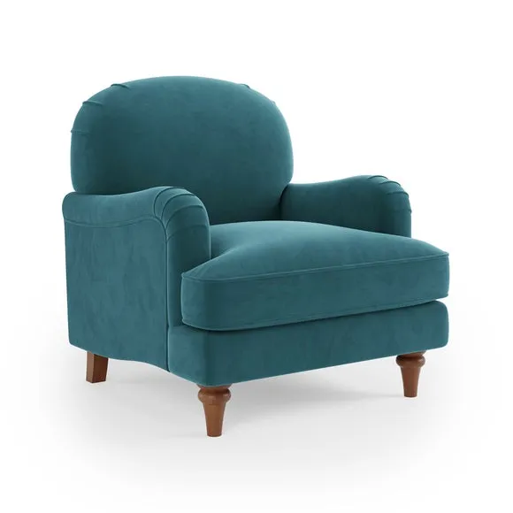 Beatrice II Velvet Armchair 6