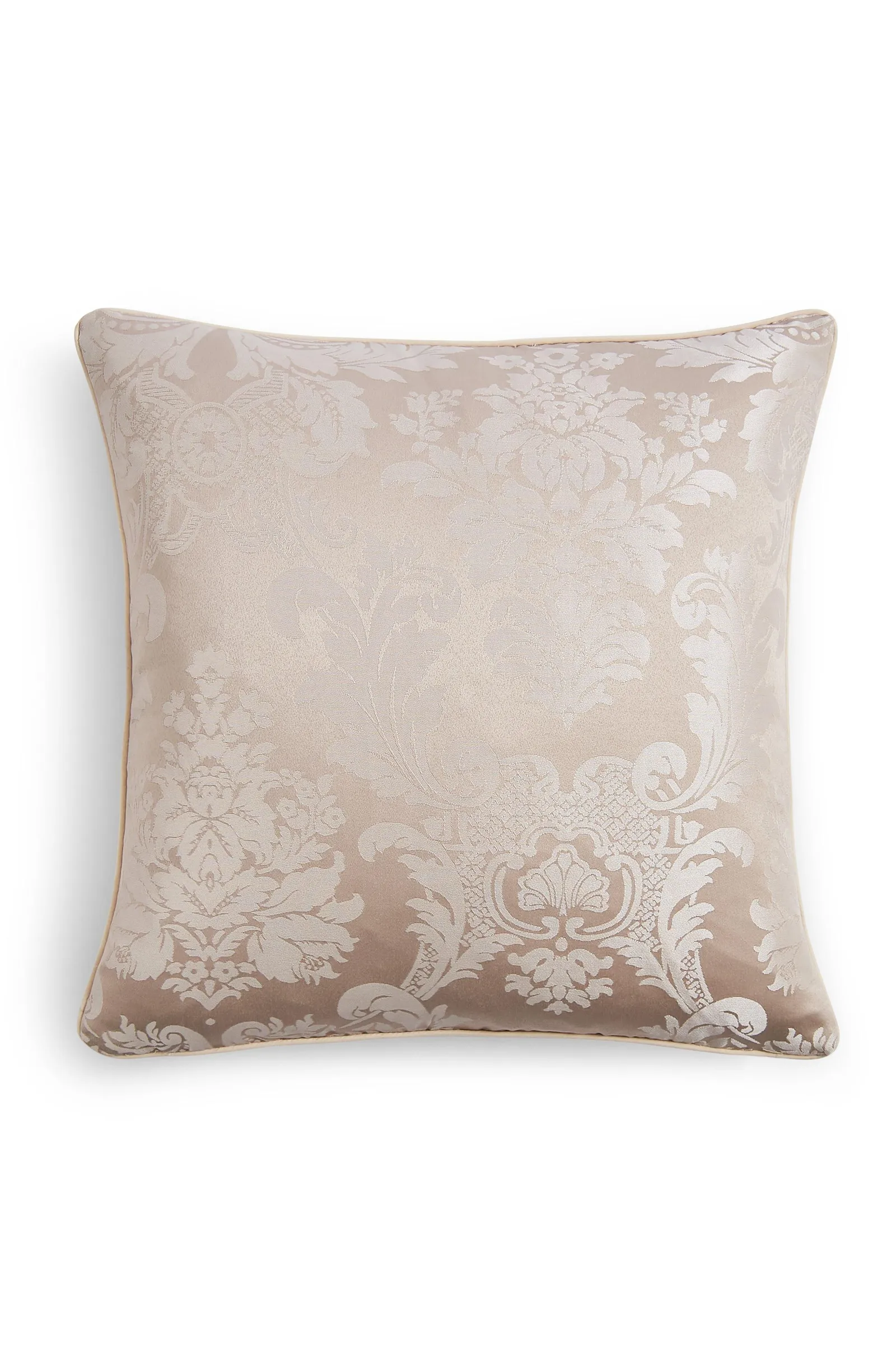 Catherine Lansfield 'Damask Jacquard' Cushion in Gold 4
