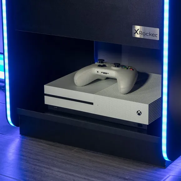 X Rocker Electra Bedside Table with Wireless Charging and LED Lights 5