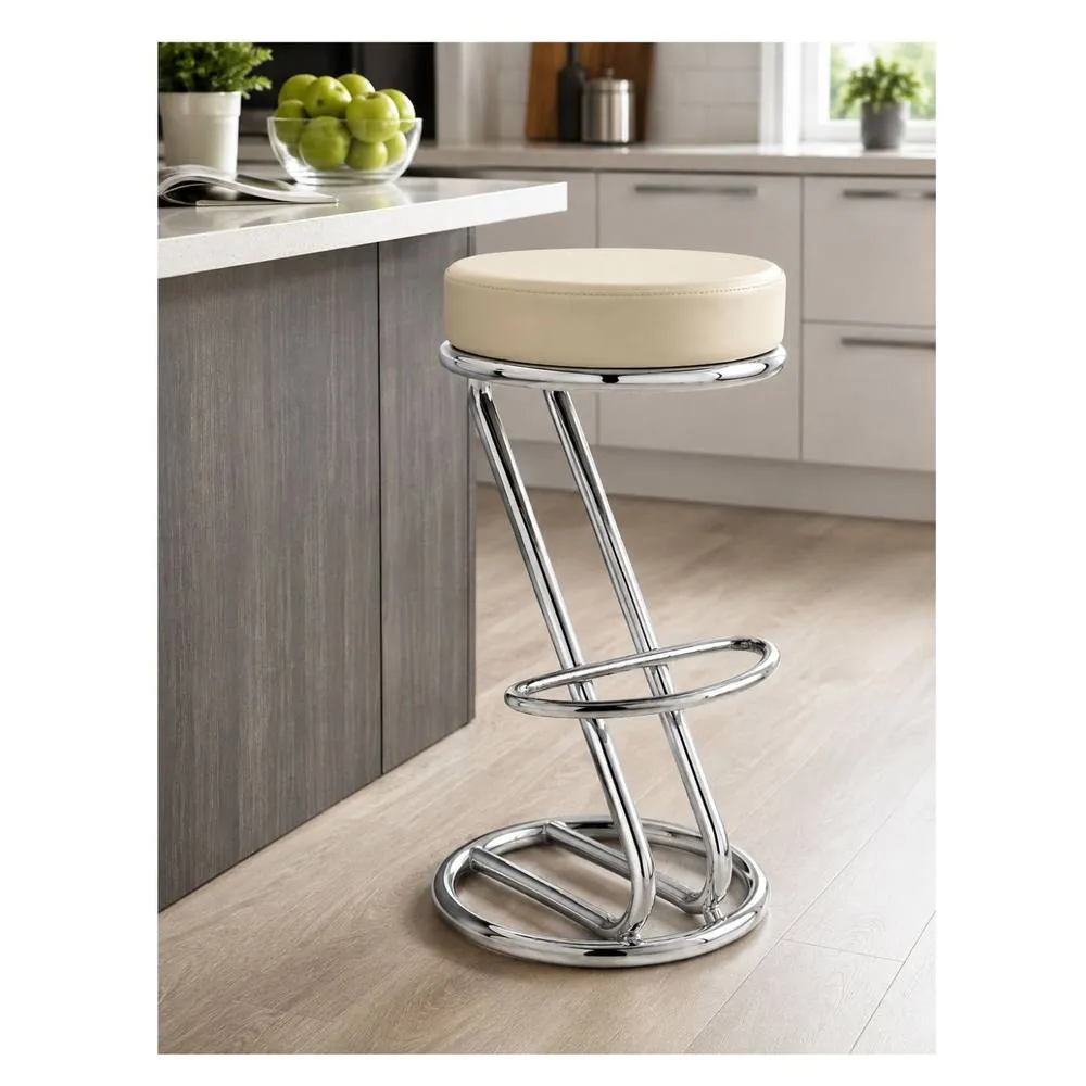 netfurniture zazon z shaped cream bar stool 2