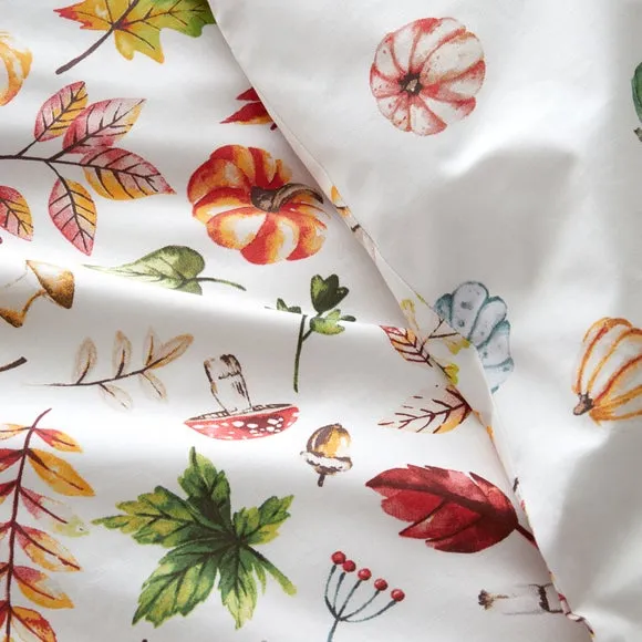 Catherine Lansfield Pumpkins Duvet Cover and Pillowcase Set 5