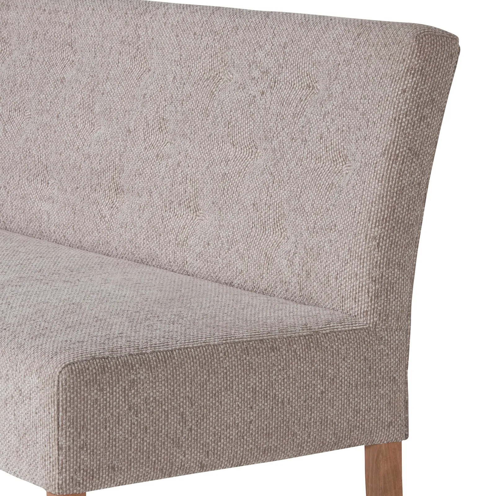 Medina Right Corner Bench, Grey Fabric | Barker & Stonehouse 3