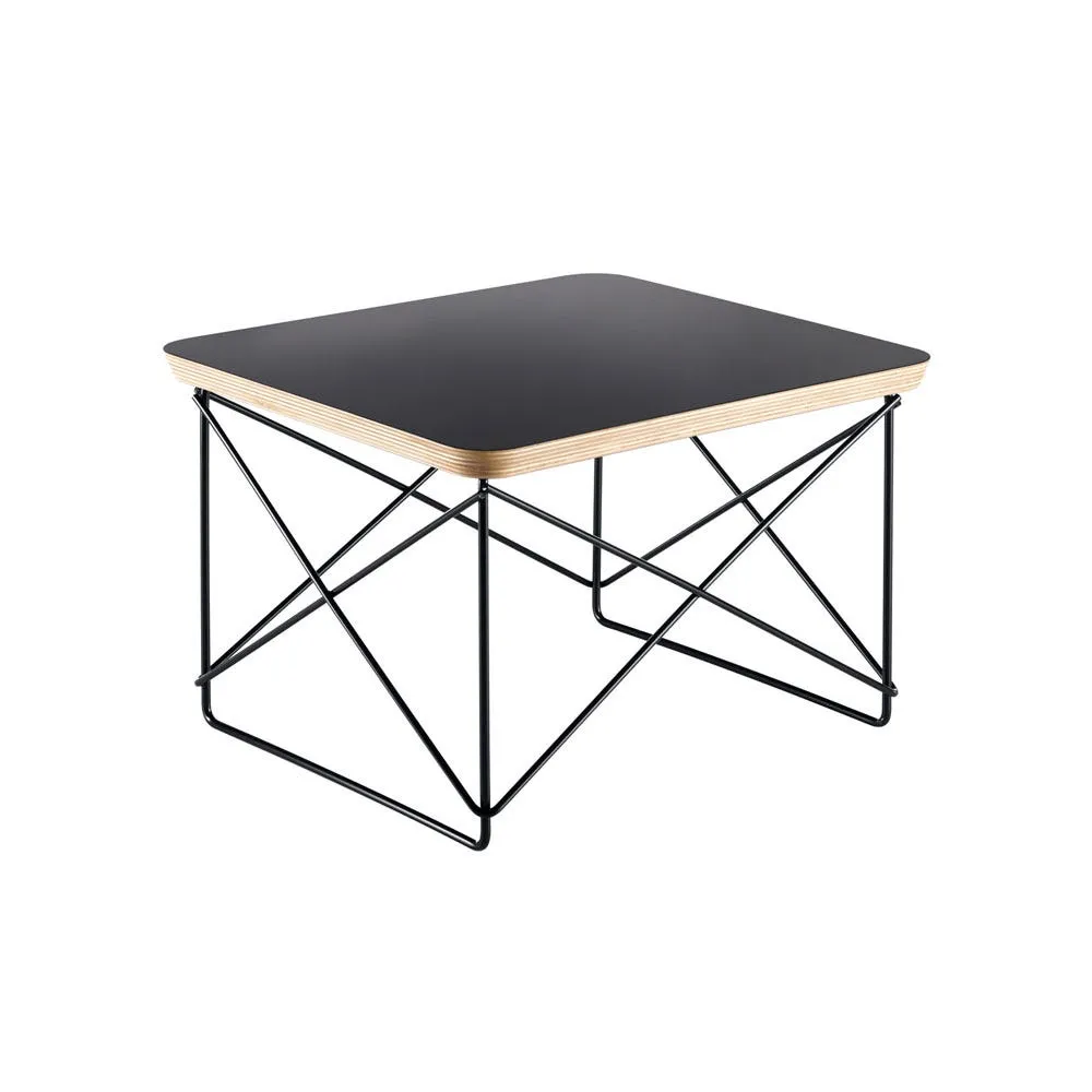 Vitra Occasional Table LTR Black with Basic Dark Legs 2