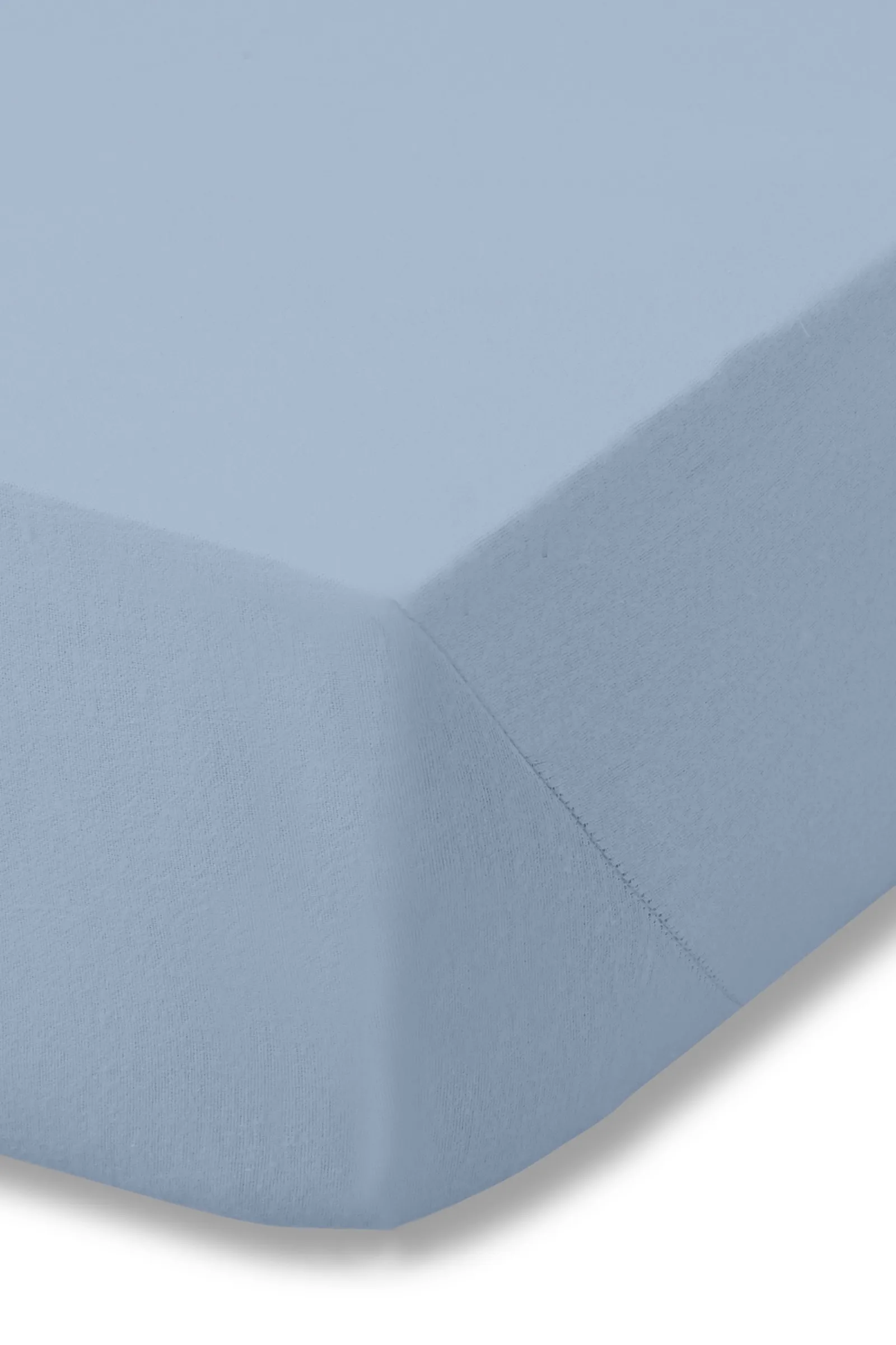 Catherine Lansfield 'Brushed Cotton' Fitted Sheet in Light Blue 3
