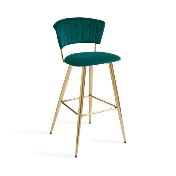 Kendall Bar Stool, Velvet 4