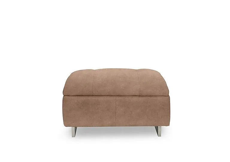 Moet Large Fabric Standard Footstool - Dexter Sand - Living Room Furniture - In Time for Christmas