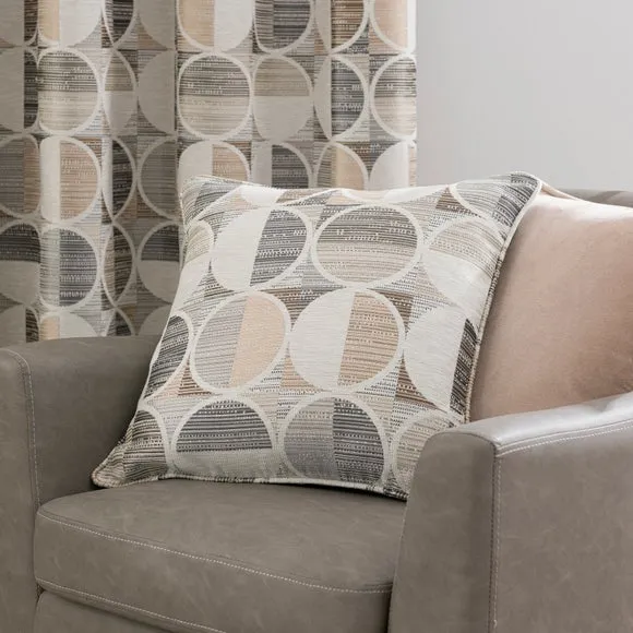 Cai Circle Jacquard Eyelet Curtains 6